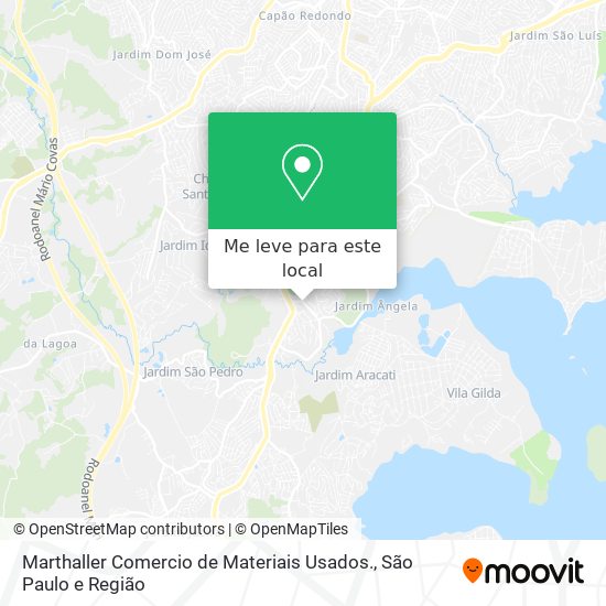 Marthaller Comercio de Materiais Usados. mapa