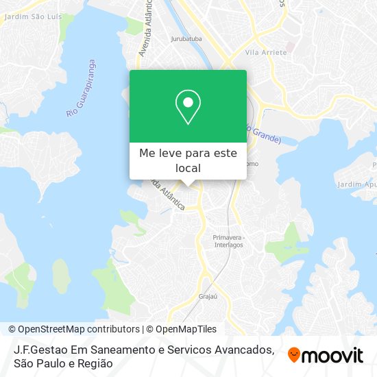 J.F.Gestao Em Saneamento e Servicos Avancados mapa