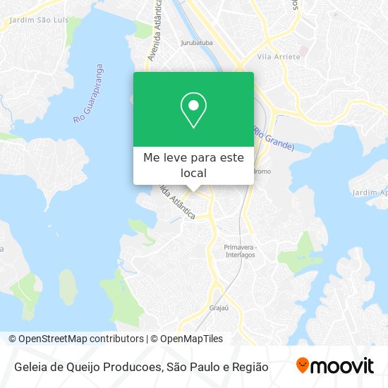 Geleia de Queijo Producoes mapa