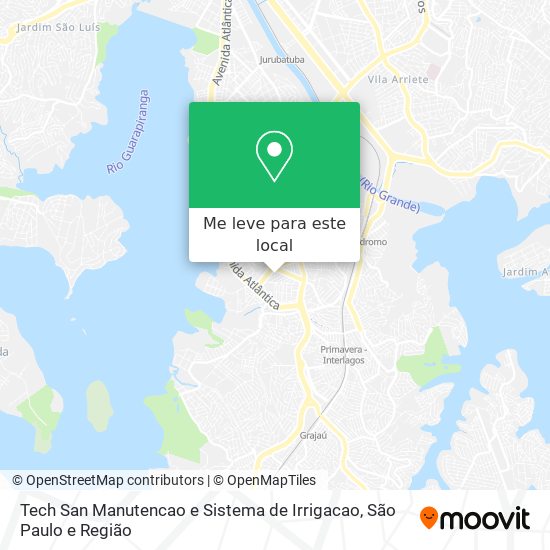 Tech San Manutencao e Sistema de Irrigacao mapa