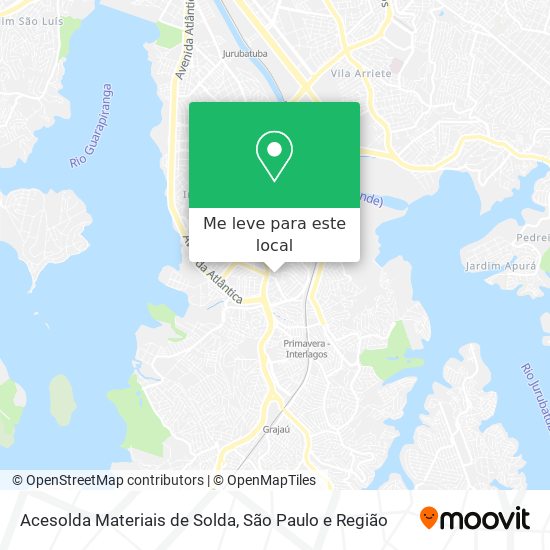 Acesolda Materiais de Solda mapa