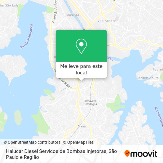 Halucar Diesel Servicos de Bombas Injetoras mapa