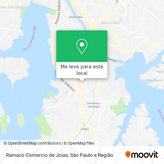 Ramaco Comercio de Joias mapa