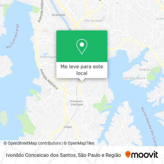 Ivonildo Conceicao dos Santos mapa