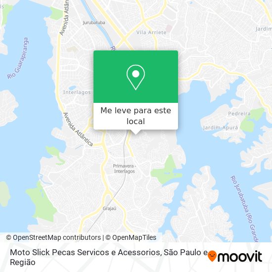 Moto Slick Pecas Servicos e Acessorios mapa