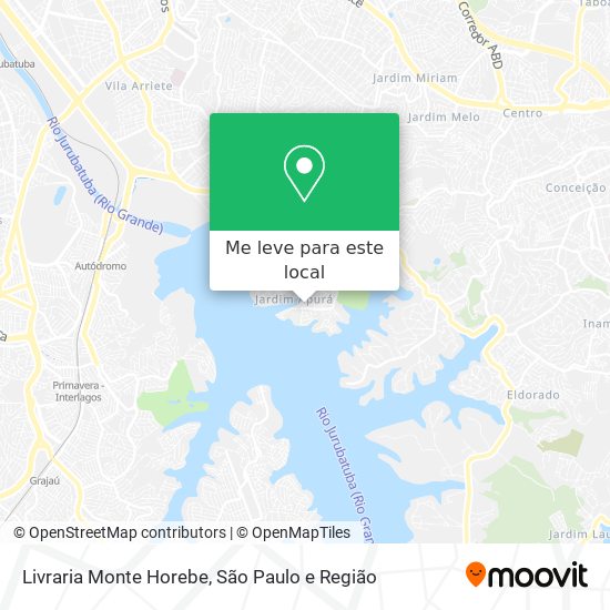 Livraria Monte Horebe mapa