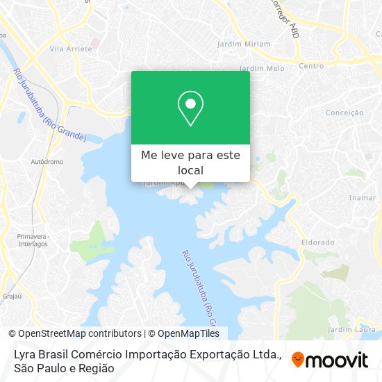 Lyra Brasil Comércio Importação Exportação Ltda. mapa