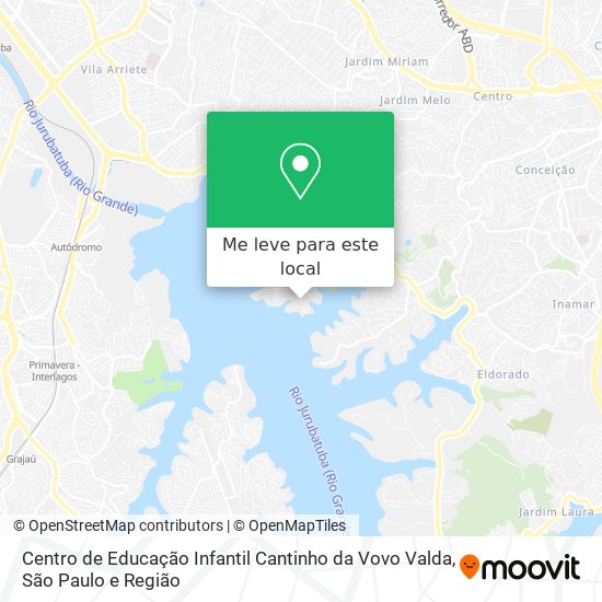 Centro de Educação Infantil Cantinho da Vovo Valda mapa