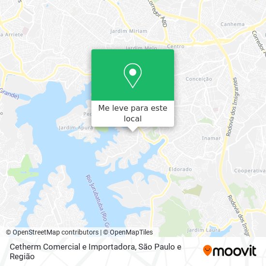 Cetherm Comercial e Importadora mapa