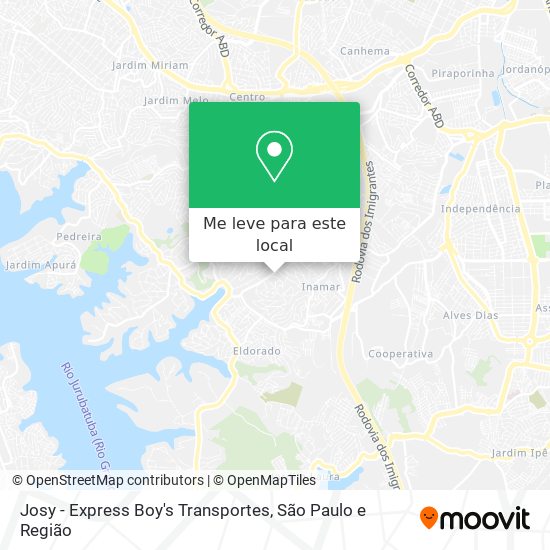 Josy - Express Boy's Transportes mapa