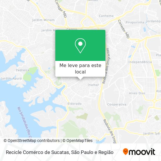 Recicle Comérco de Sucatas mapa