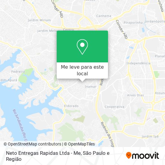 Neto Entregas Rapidas Ltda - Me mapa