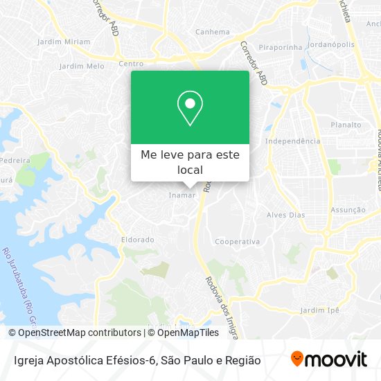 Igreja Apostólica Efésios-6 mapa