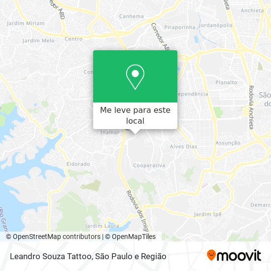 Leandro Souza Tattoo mapa