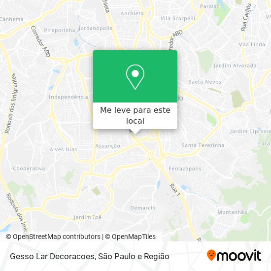 Gesso Lar Decoracoes mapa