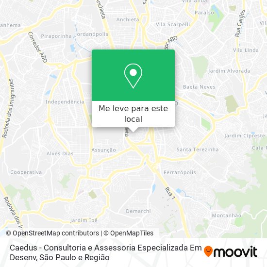 Caedus - Consultoria e Assessoria Especializada Em Desenv mapa