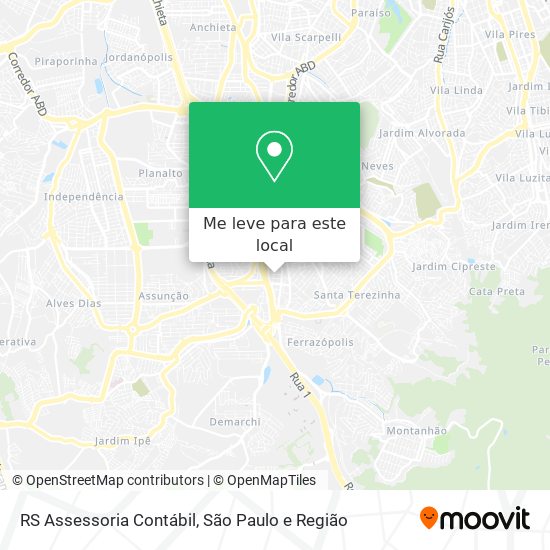 RS Assessoria Contábil mapa