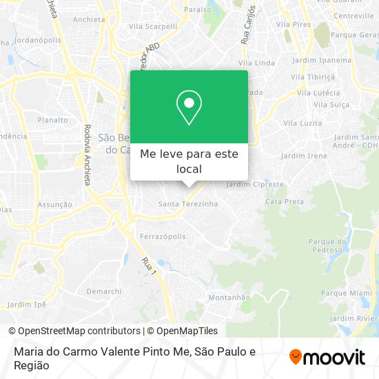 Maria do Carmo Valente Pinto Me mapa