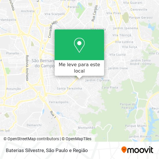 Baterias Silvestre mapa