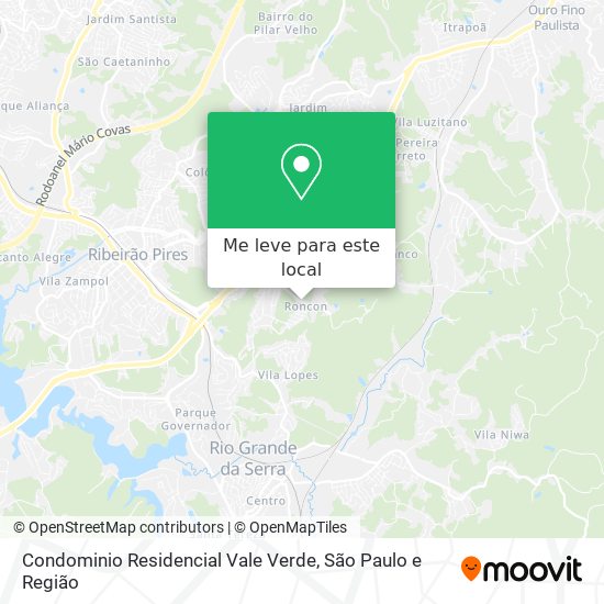 Condominio Residencial Vale Verde mapa
