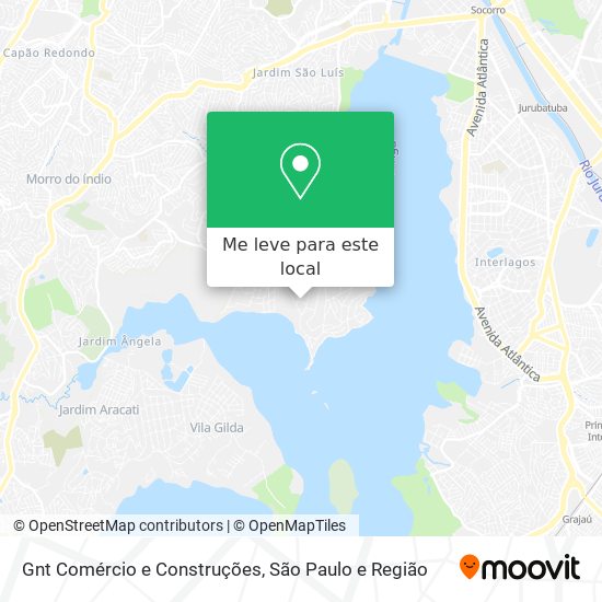 Gnt Comércio e Construções mapa