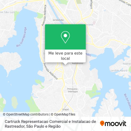 Cartruck Representacao Comercial e Instalacao de Rastreador mapa