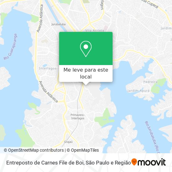 Entreposto de Carnes File de Boi mapa