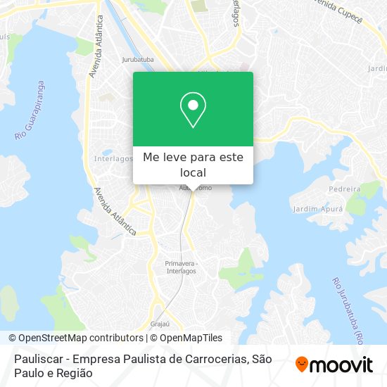 Pauliscar - Empresa Paulista de Carrocerias mapa