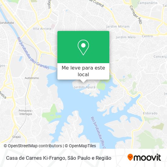 Casa de Carnes Ki-Frango mapa