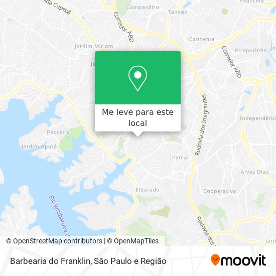 Barbearia do Franklin mapa