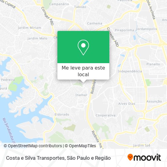 Costa e Silva Transportes mapa