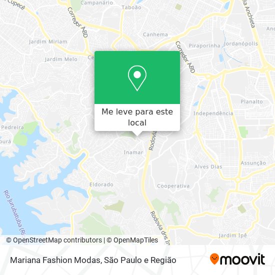 Mariana Fashion Modas mapa
