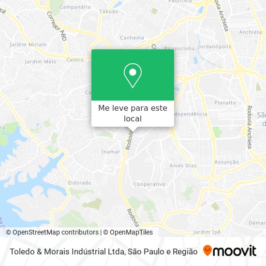 Toledo & Morais Indústrial Ltda mapa