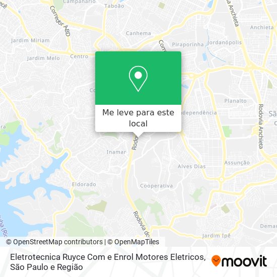 Eletrotecnica Ruyce Com e Enrol Motores Eletricos mapa