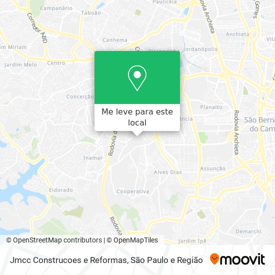 Jmcc Construcoes e Reformas mapa