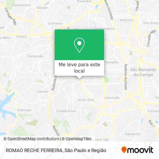 ROMAO RECHE FERREIRA mapa