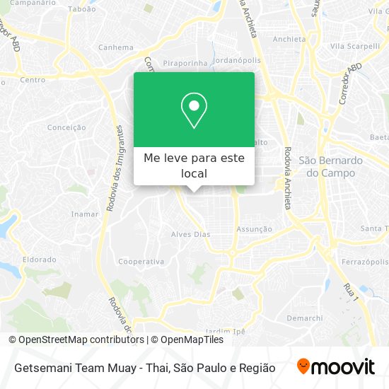 Getsemani Team Muay - Thai mapa