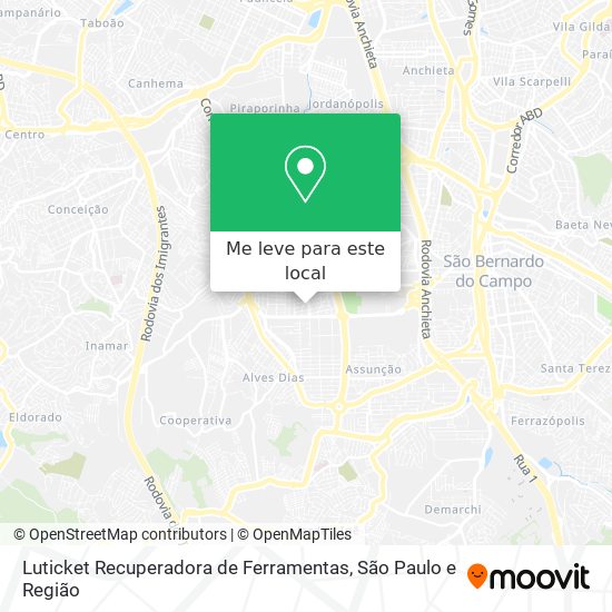 Luticket Recuperadora de Ferramentas mapa