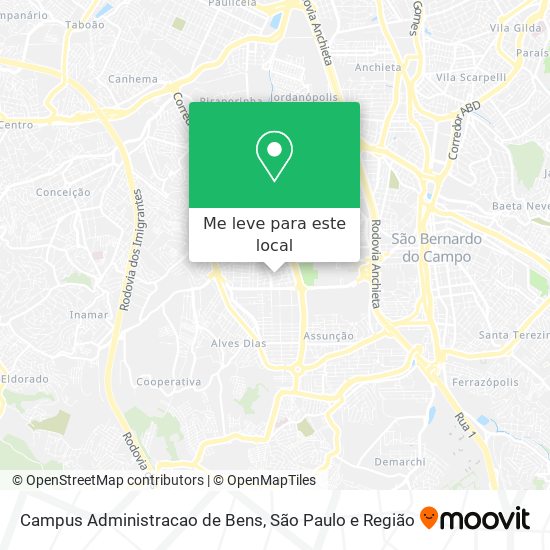 Campus Administracao de Bens mapa