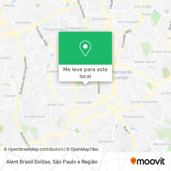 Alent Brasil Soldas mapa
