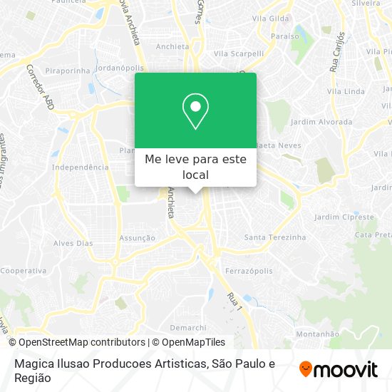 Magica Ilusao Producoes Artisticas mapa