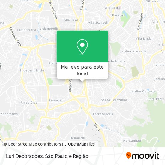 Luri Decoracoes mapa