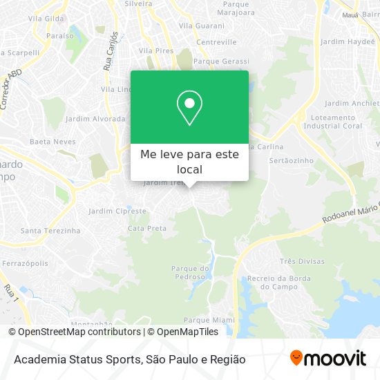 Academia Status Sports - Vila Luzita - Santo André - SP - Estrada