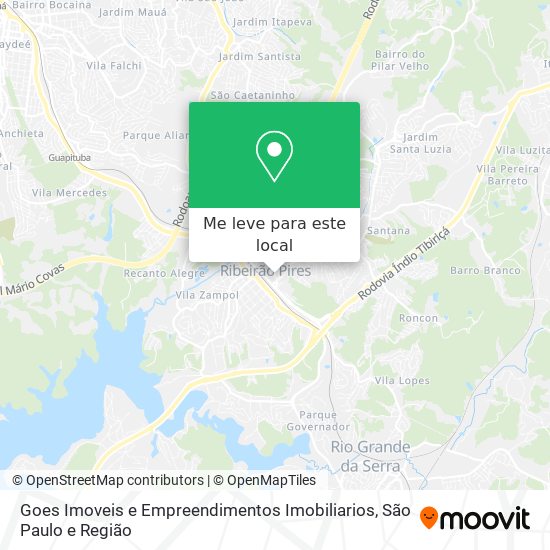 Goes Imoveis e Empreendimentos Imobiliarios mapa