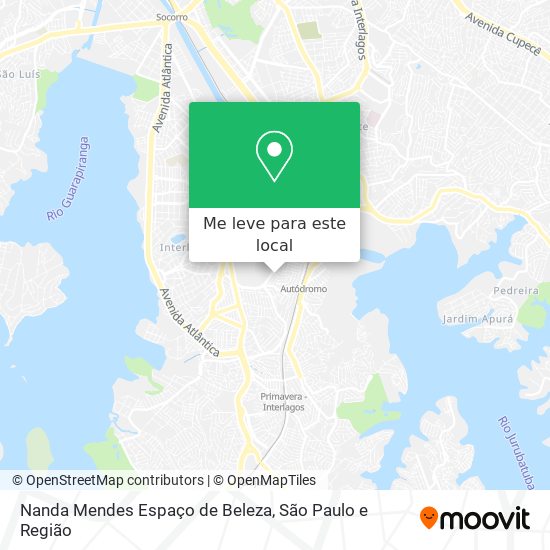 Nanda Mendes Espaço de Beleza mapa