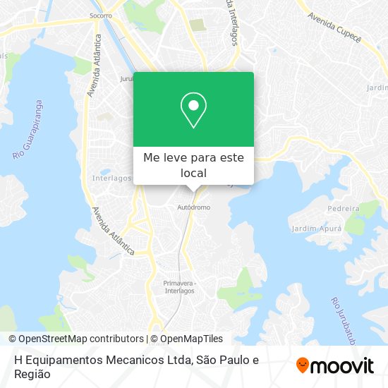 H Equipamentos Mecanicos Ltda mapa