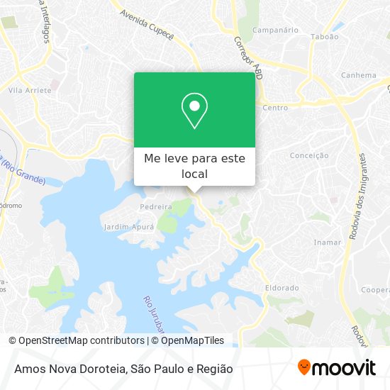 Amos Nova Doroteia mapa
