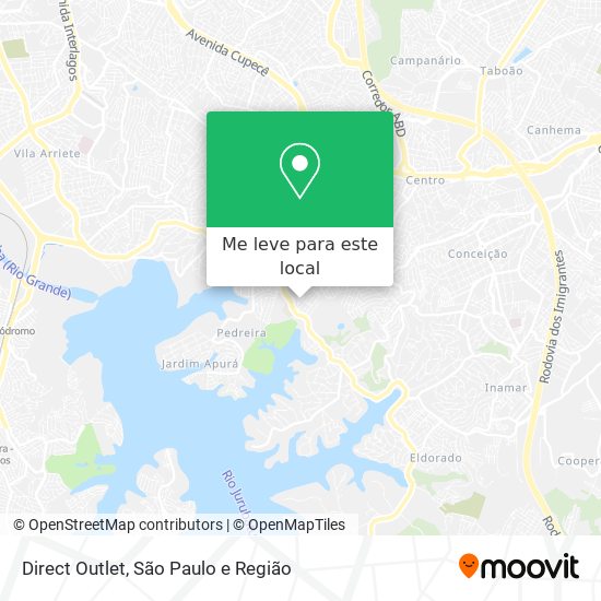 Direct Outlet mapa