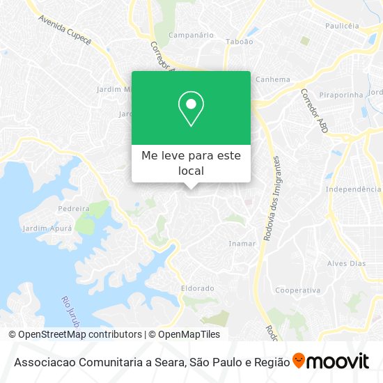 Associacao Comunitaria a Seara mapa