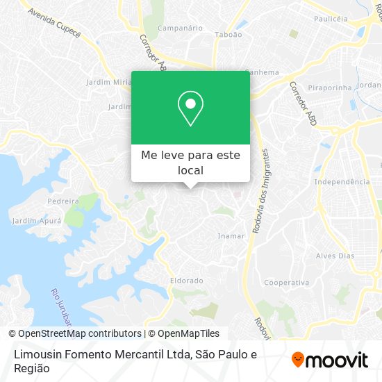 Limousin Fomento Mercantil Ltda mapa